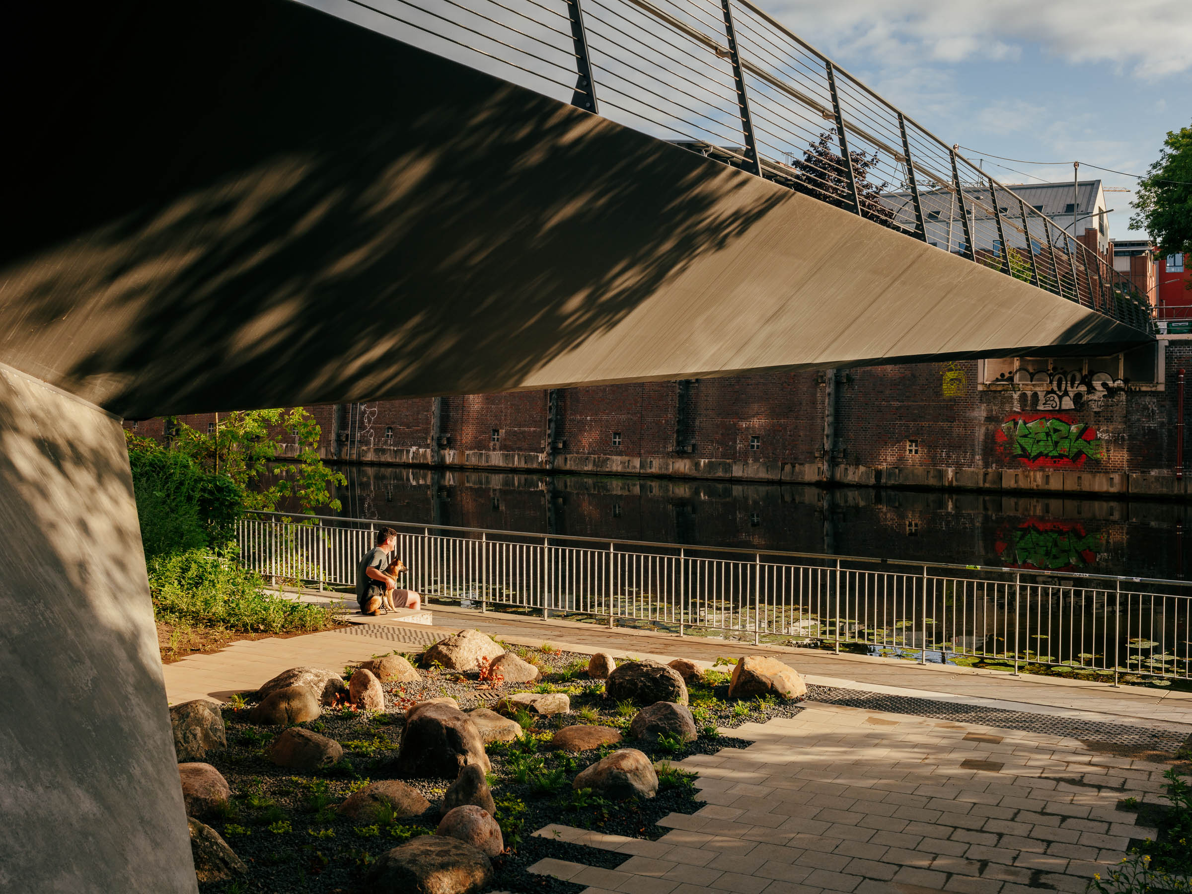 Maurienbrücke über den Osterbekkanal -