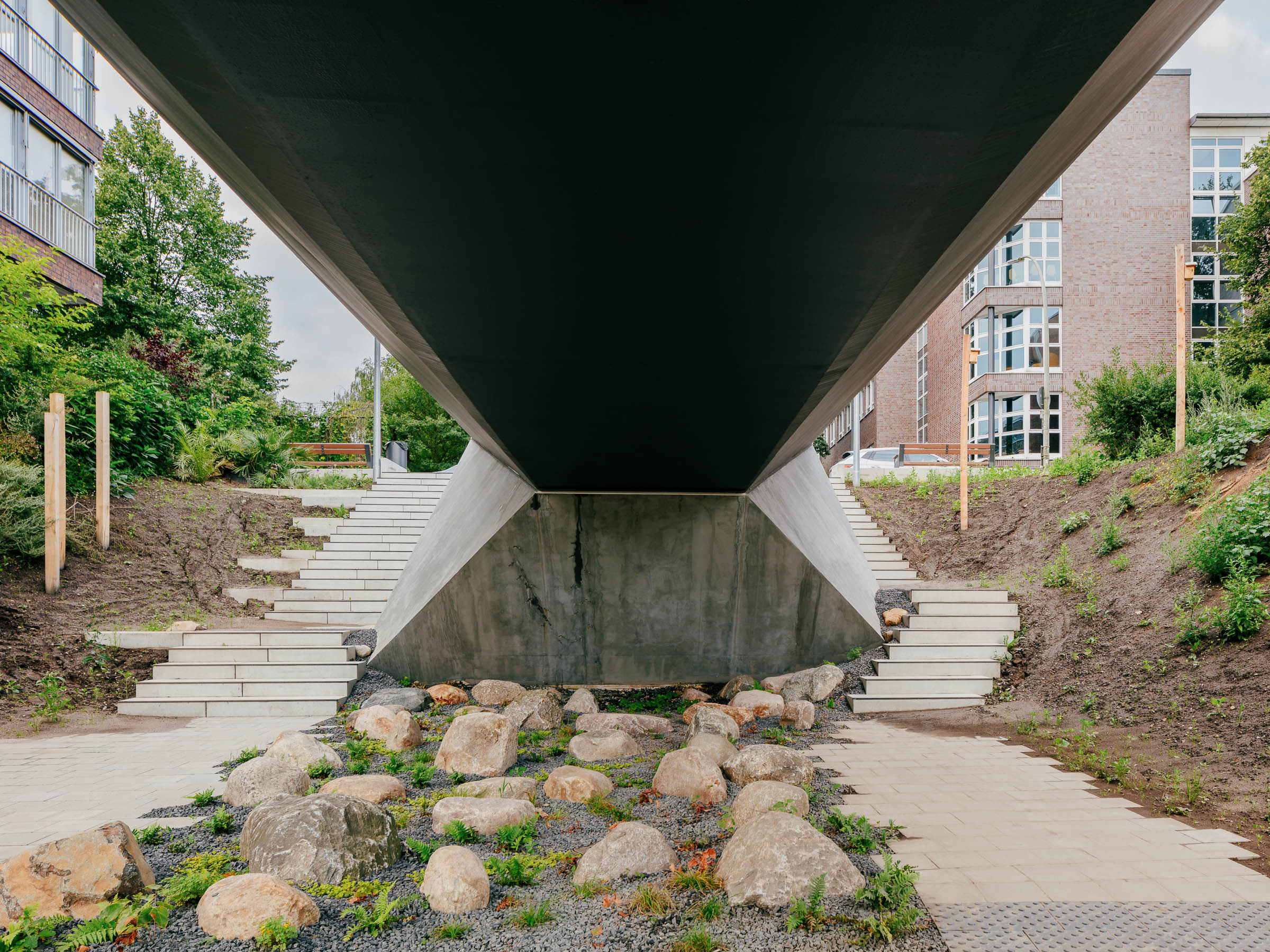 Maurienbrücke über den Osterbekkanal - 