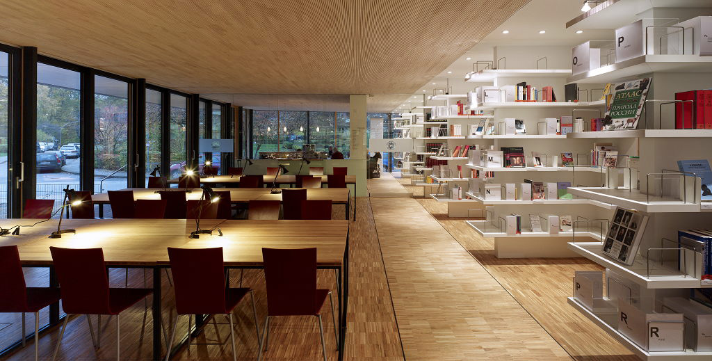 Neue Bibliothek und Mediathek der Gesamtschule Bergedorf -
